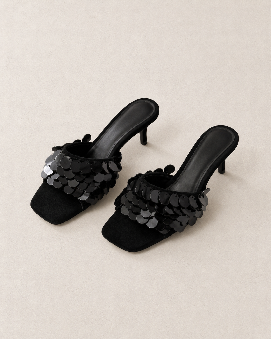 Kayleen Ocean Heels Black