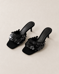Kayleen Ocean Heels Black