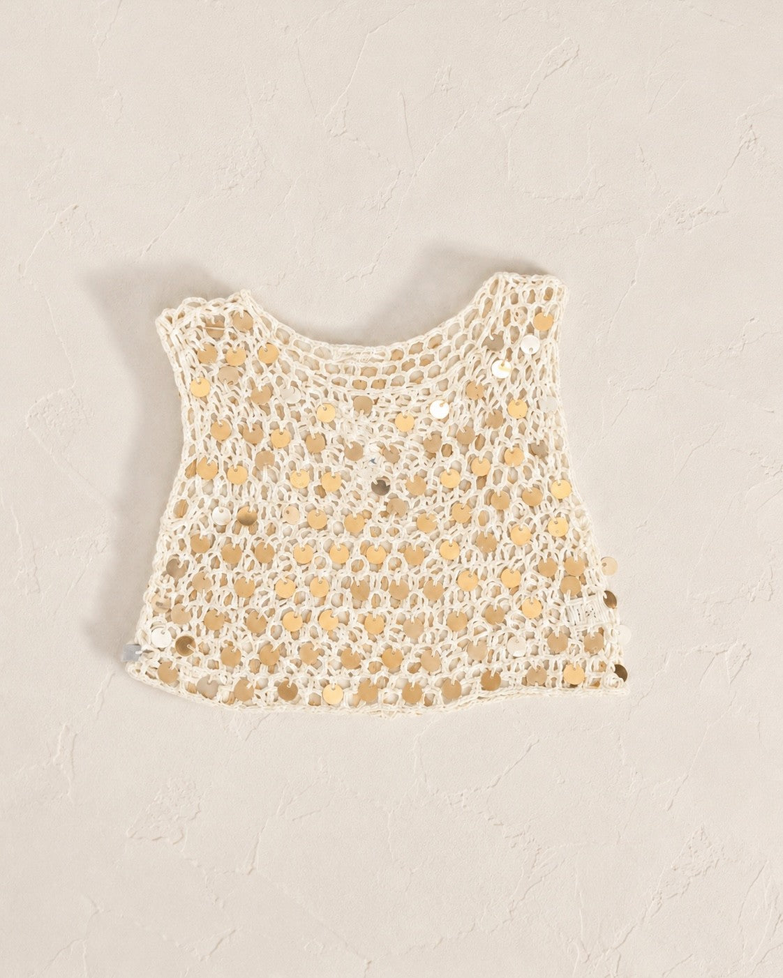 Mermaid Nude Sequin Top