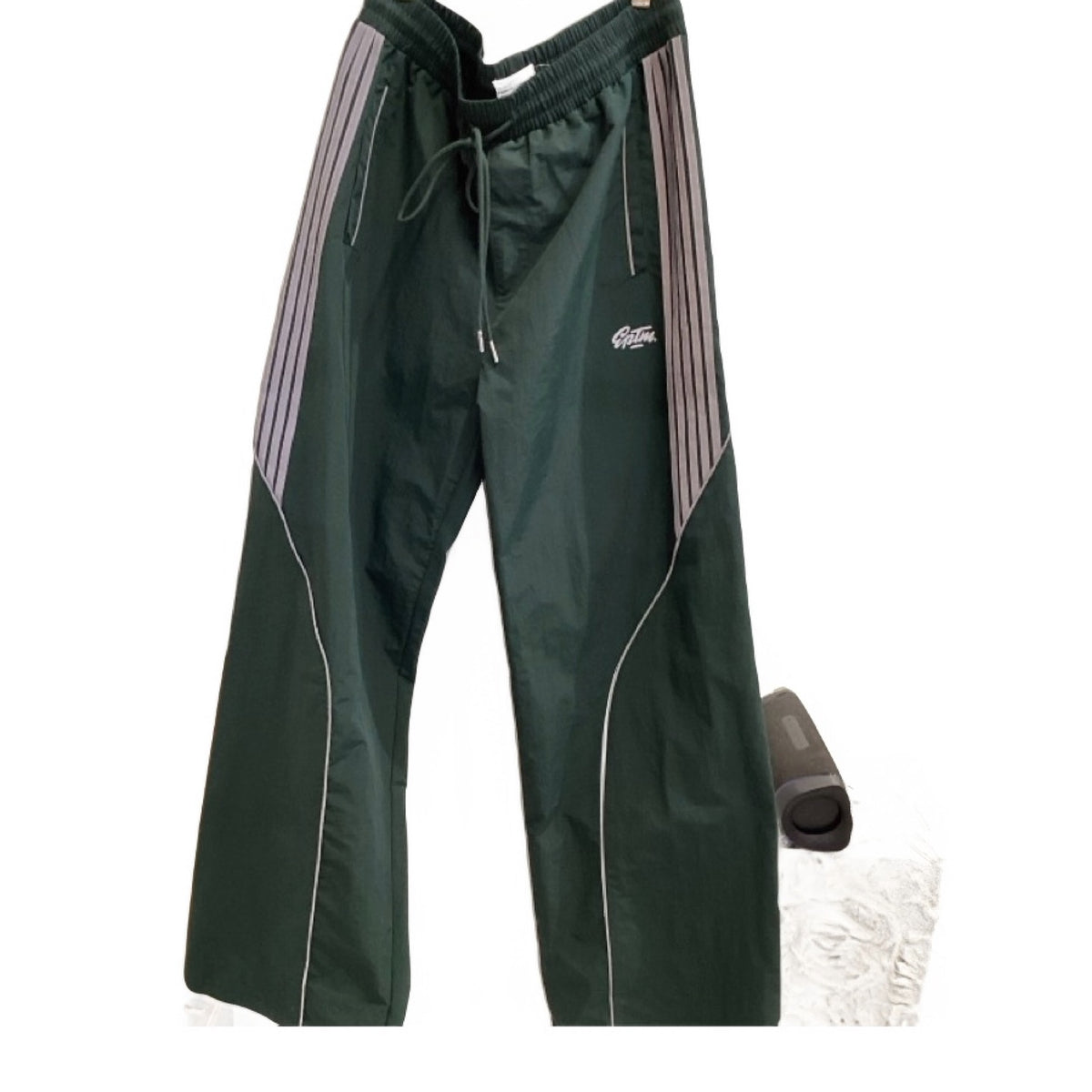 EPTM Green Four Stripe Windbreaker Pant