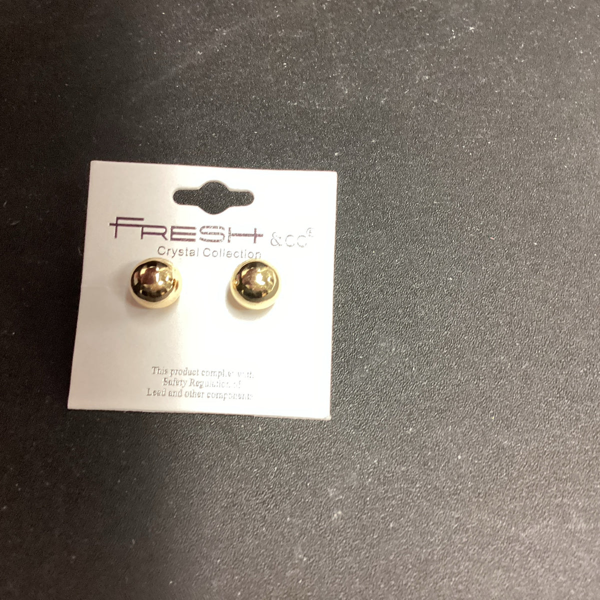 Gold Ball Earrings