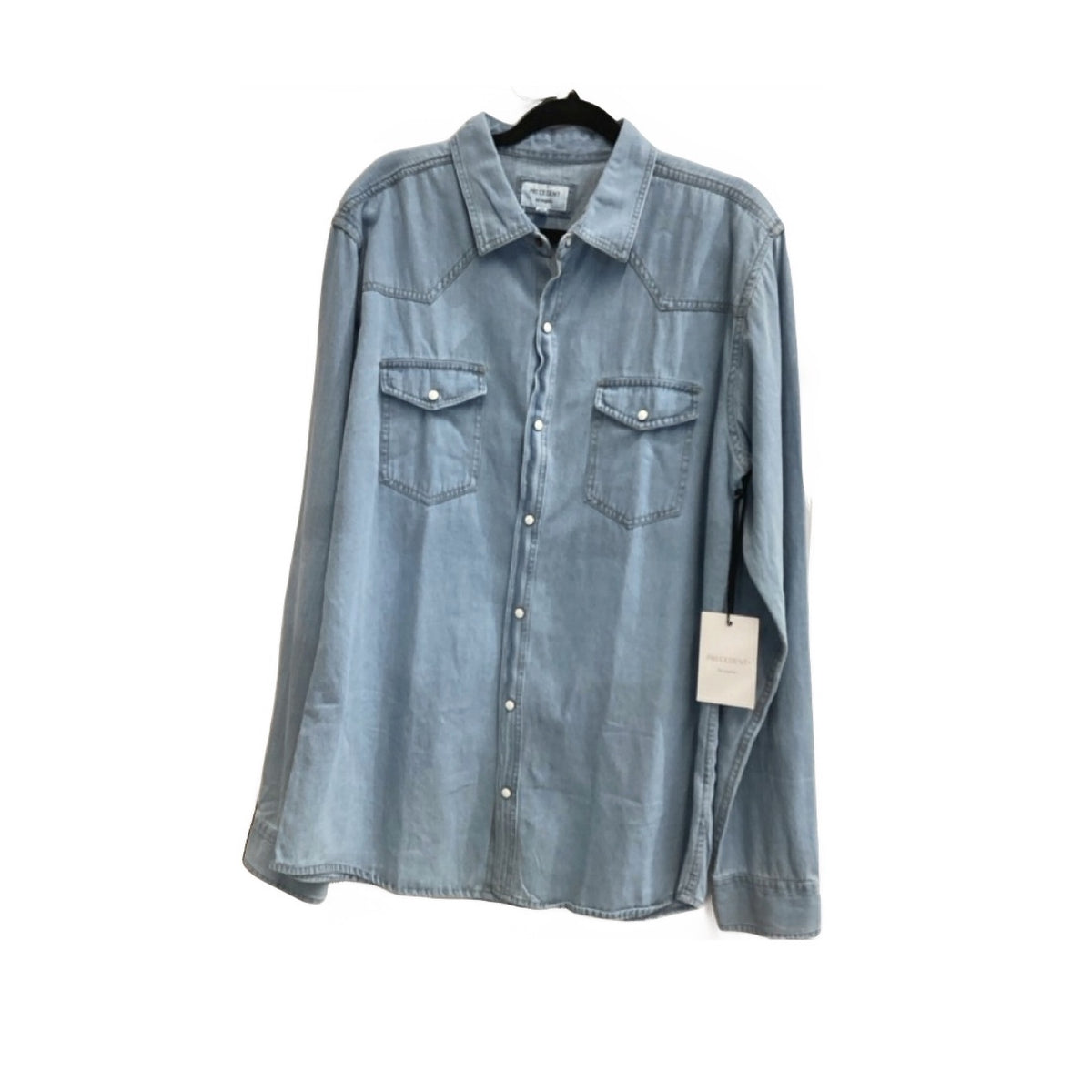 Precedent Denim Long Sleeve Button Down