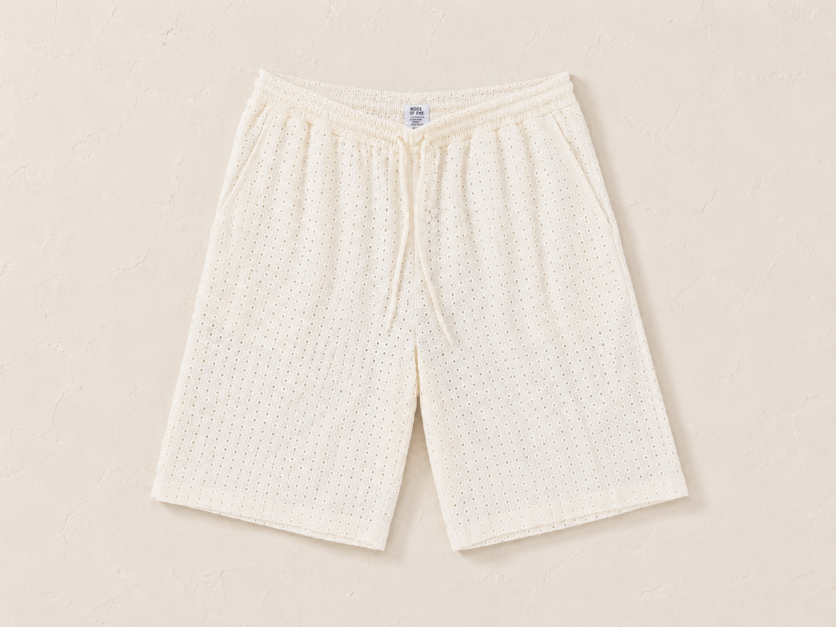 mode of one nude circle shorts