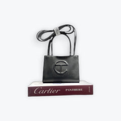 Telfar small black bag