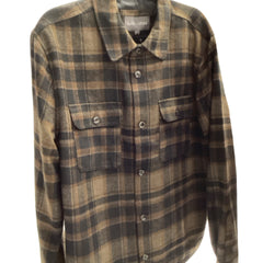 Slate & Stone Brown Flannel Lightweight Jacket