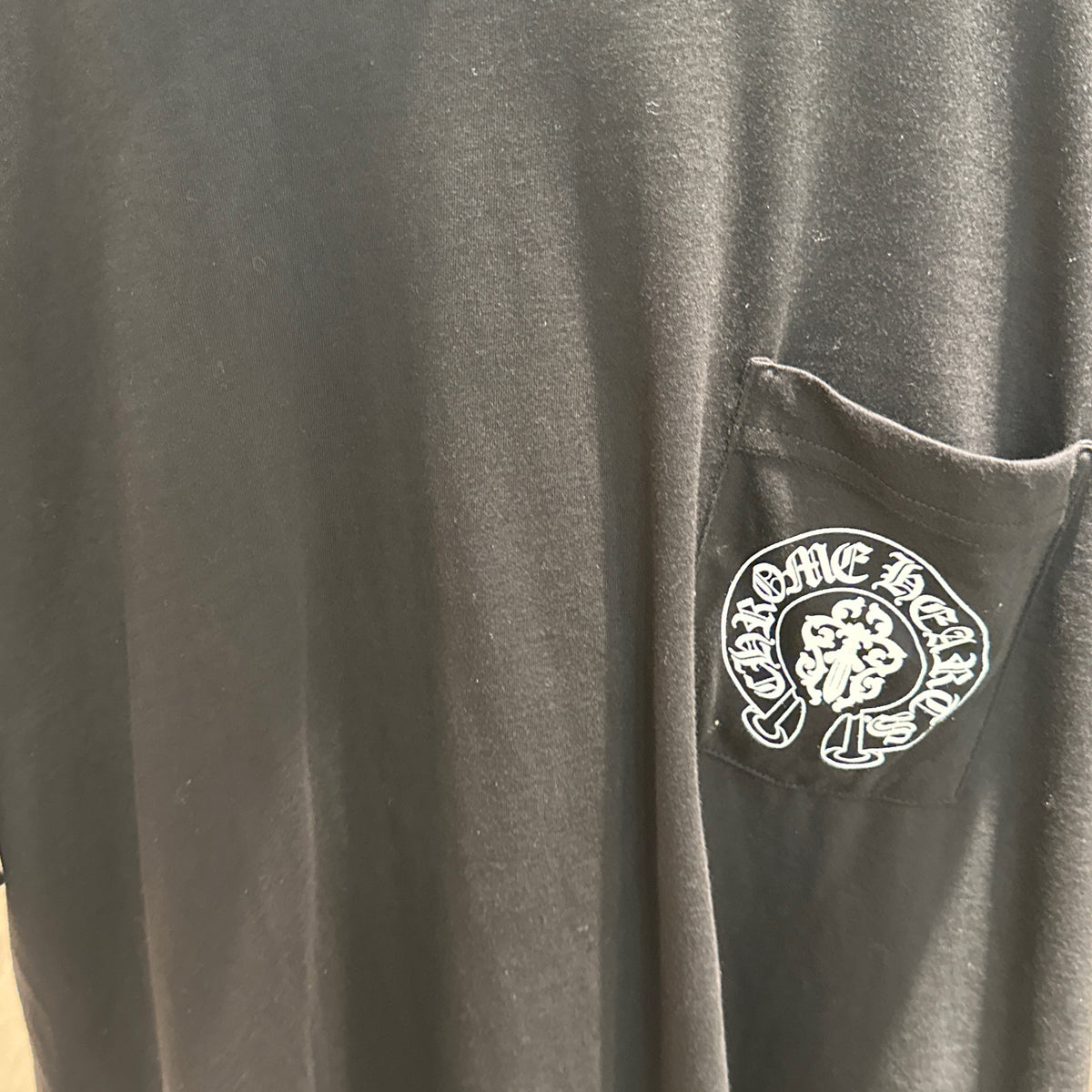 Chrome Hearts Short Sleeve Classic Pocket T-Shirt in Black