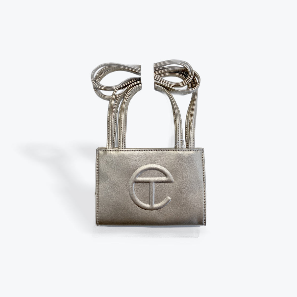 Telfar gold small bag