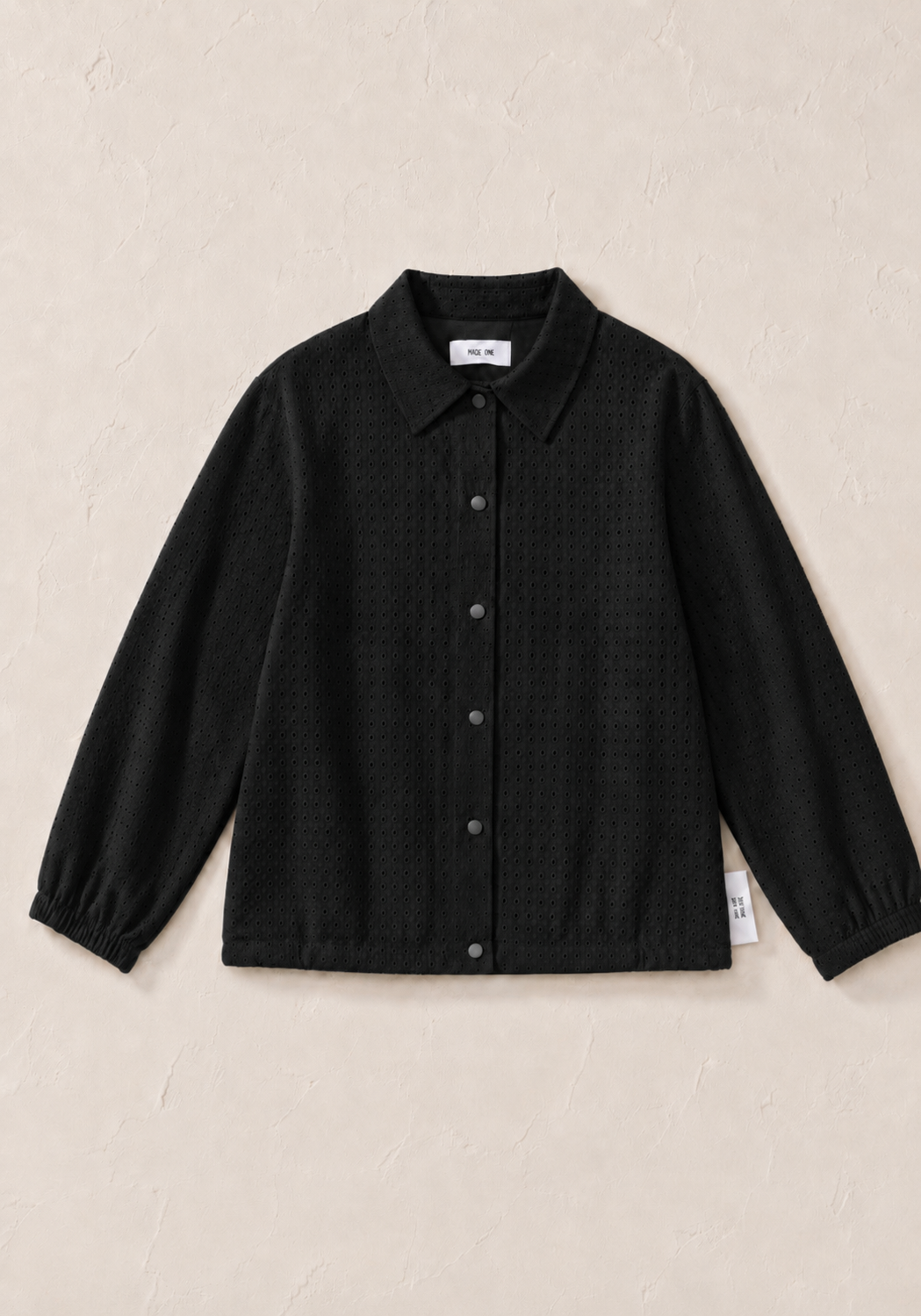 mode of one Black circle jacket