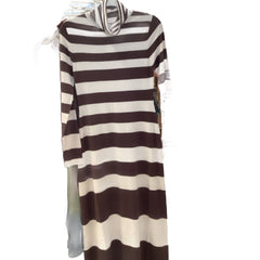 Active USA Brown Striped Turtleneck Dress