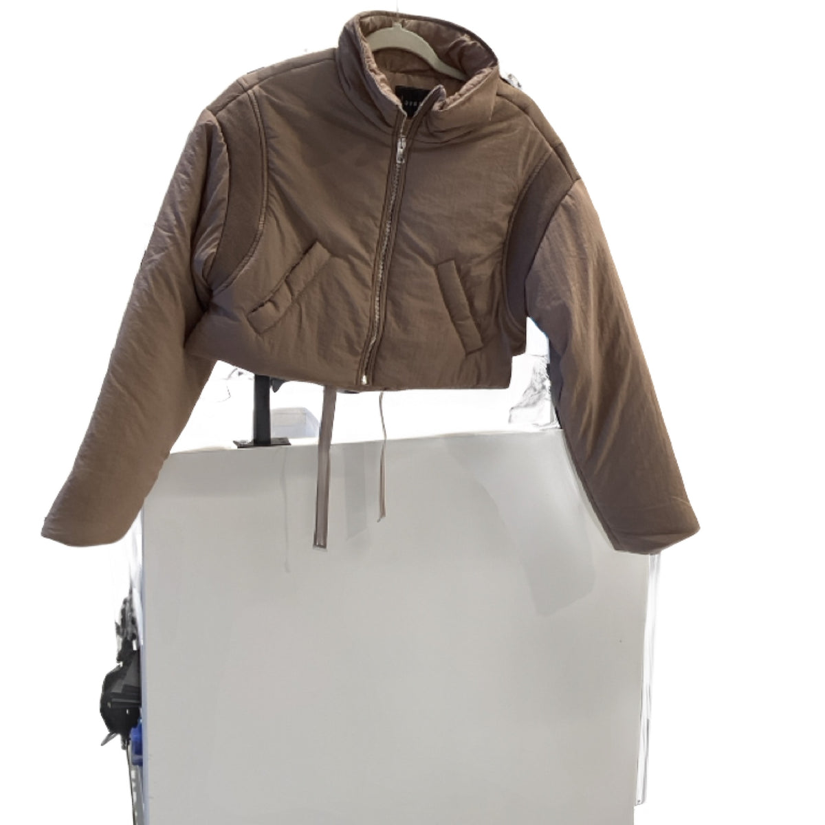 Love Poem Expresso-Brown Crop Jacket