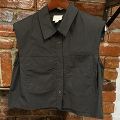 Hersy Black Cropped Top