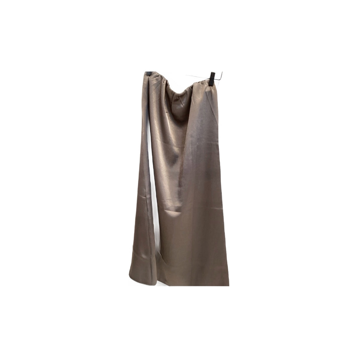 Love Tree Taupe Sateen Maxi Skirt