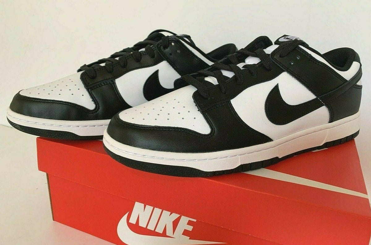 Nike Mens Dunk Low Retro DD1391 100 Black/White - Panda