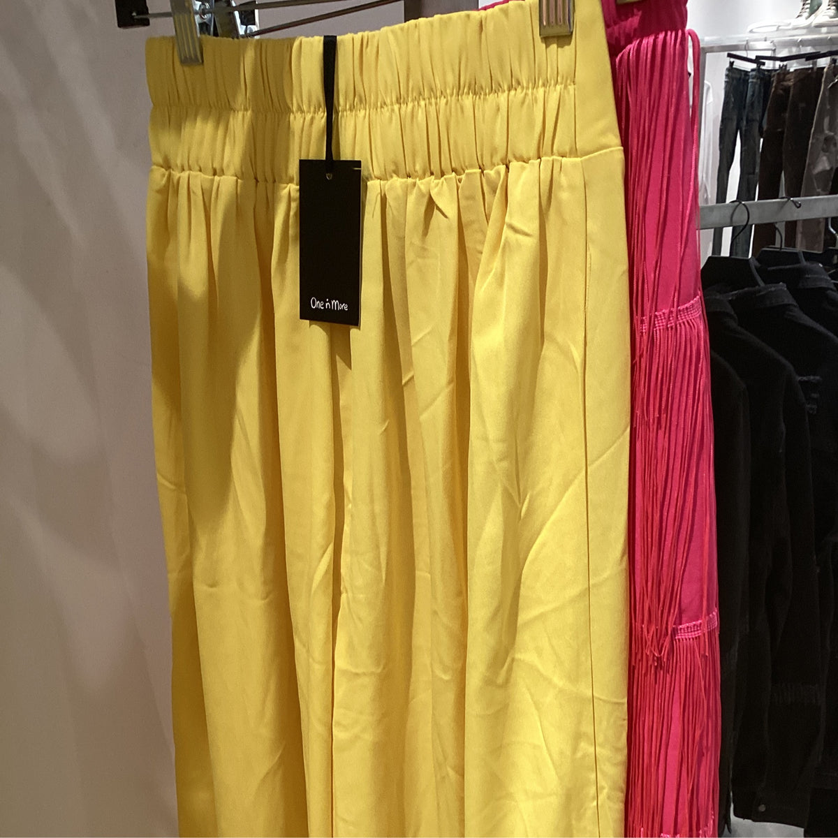 One & more yellow pants