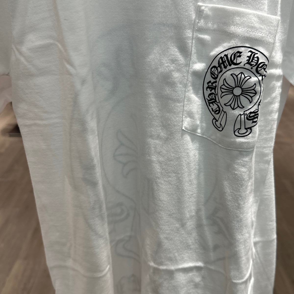 Chrome Hearts Short Sleeve Classic Pocket T-Shirt in White