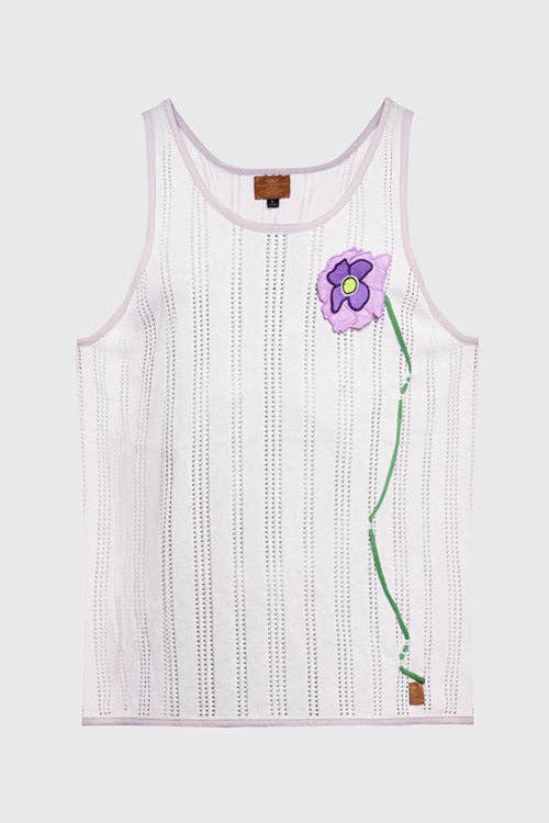 We Grow Tank Top: White, M