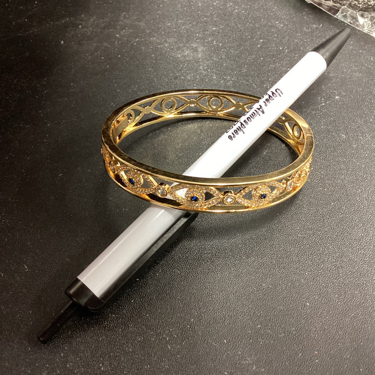 Gold Diamond Eye Bracelet