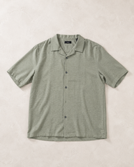 Theory Olive Linen Shirt