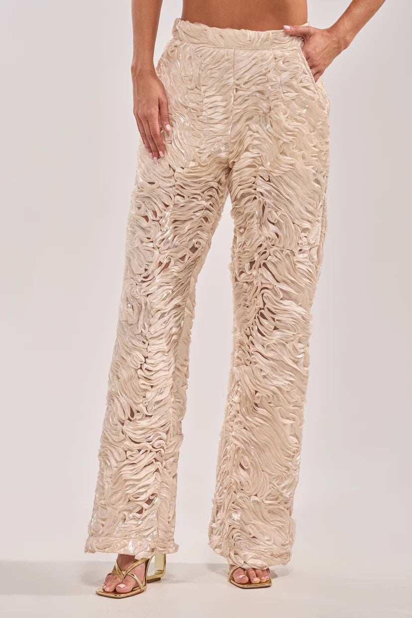 White Wavy & Cool Pant