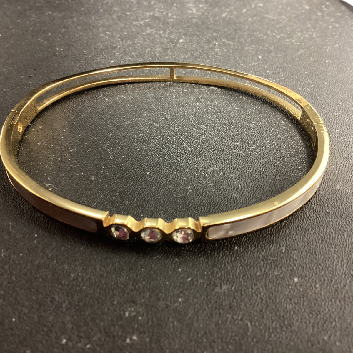 Gold Quartz Diamond Bracelet