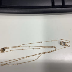 Gold triple stack necklace