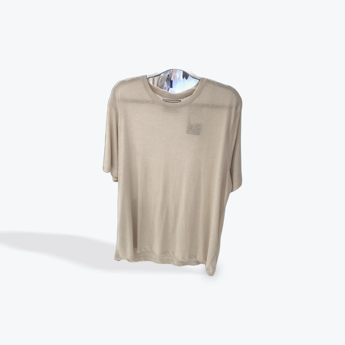 Porter & Ash Kaki linen blend tee