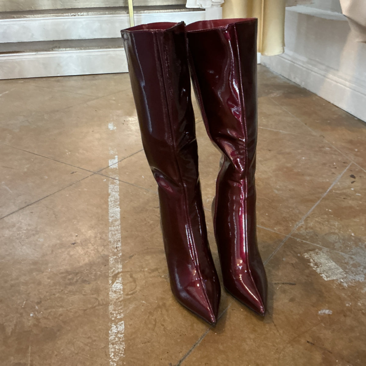 Annie Michelle Burgundy Boots