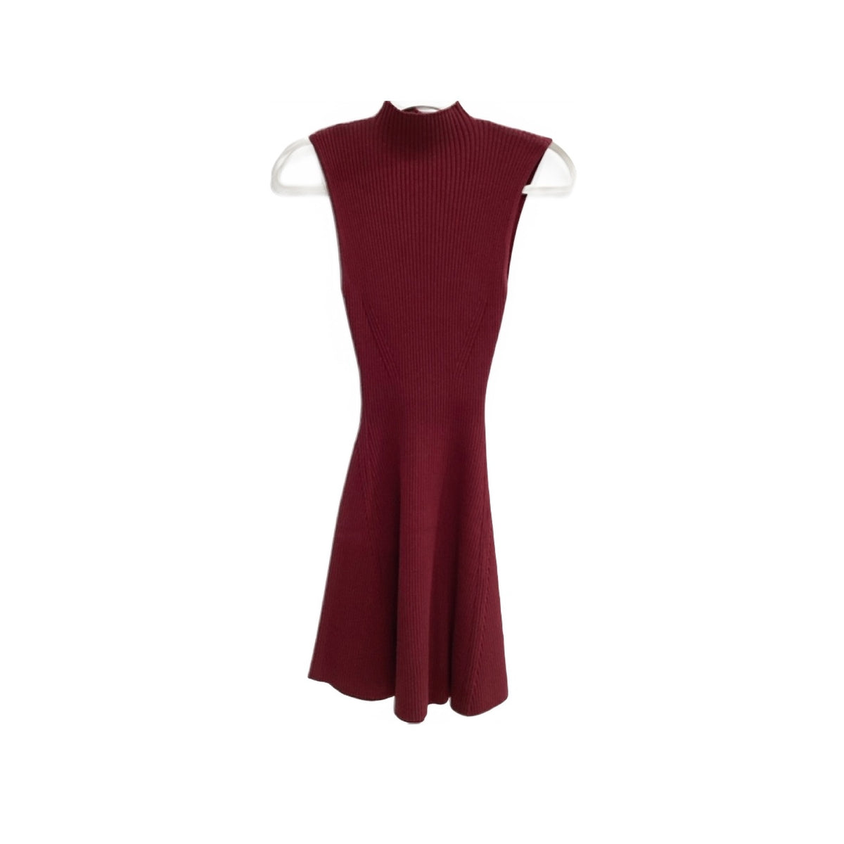 Timing Burgundy Turtleneck Dress